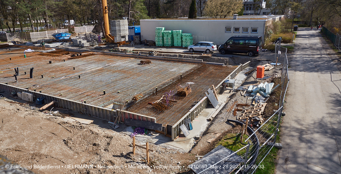 28.03.2023 - Baustelle Haus für Kinder in Neuperlach